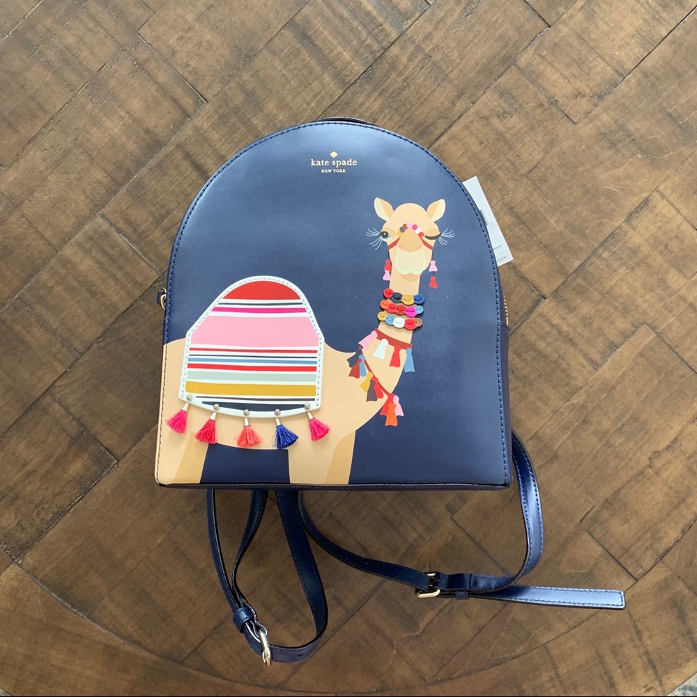 Kate Spade Spice Things Up Camel backpack Sammi - Picture 2 of 5